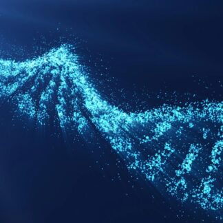 Abstract of a DNA chain