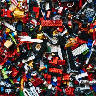An assortment of LEGO.