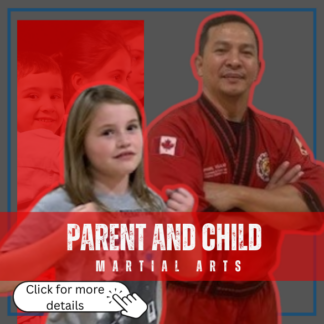 Parent and Child: Introduction to Martial Arts (ages 6 - 12); Mondays, Jan 12 - Mar 9, 2026; 6:00 pm - 6:45 pm; Lord Wolseley School