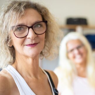 older women in gym